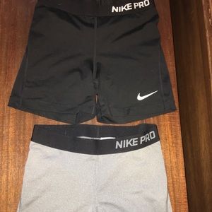 Nike Pro performance shorts